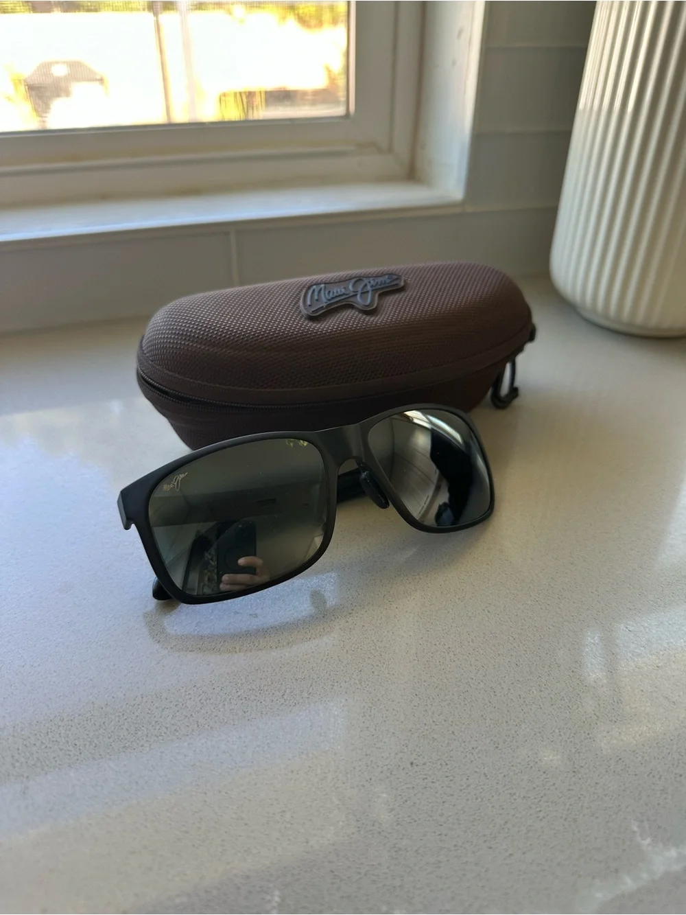 Maui Jim Red Sands Polarized Black Sunglasses